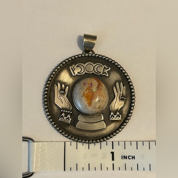 Rare Soliloquy Jewelry by Kerin Scales Fortune Teller Pendant - Picture 7 of 9